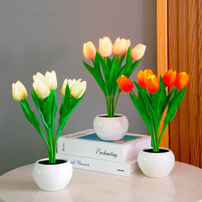 Decorative LED Tulip Table Lamp – Florima