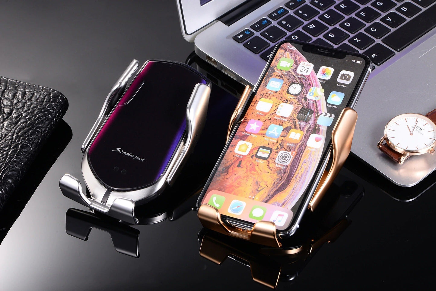 Automatic Phone Holder with Wireless Charger – GripCharge