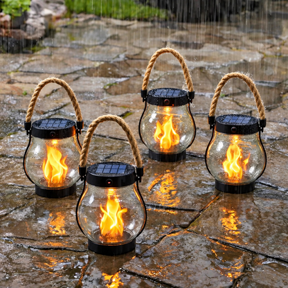 Solar Lantern with Realistic Flame Effect 4