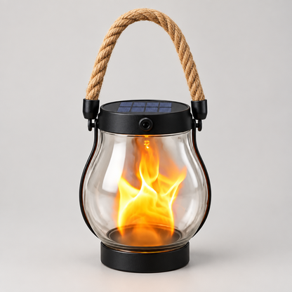 Solar Lantern with Realistic Flame Effect 7
