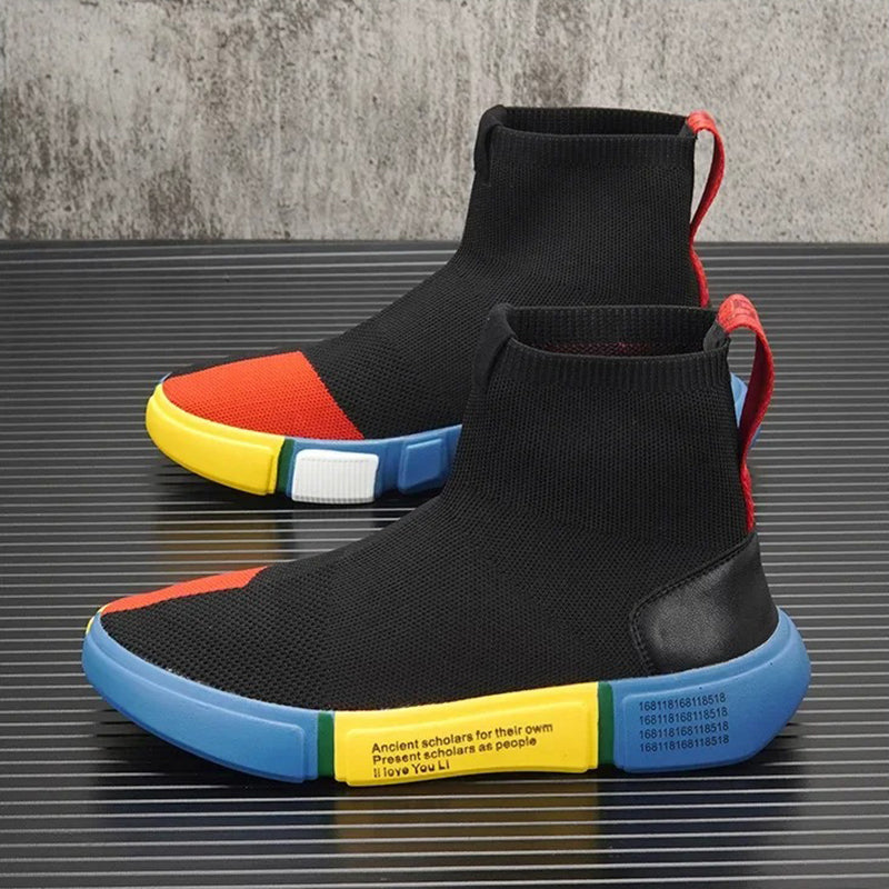 Light men's sneakers in sock style – Maverick