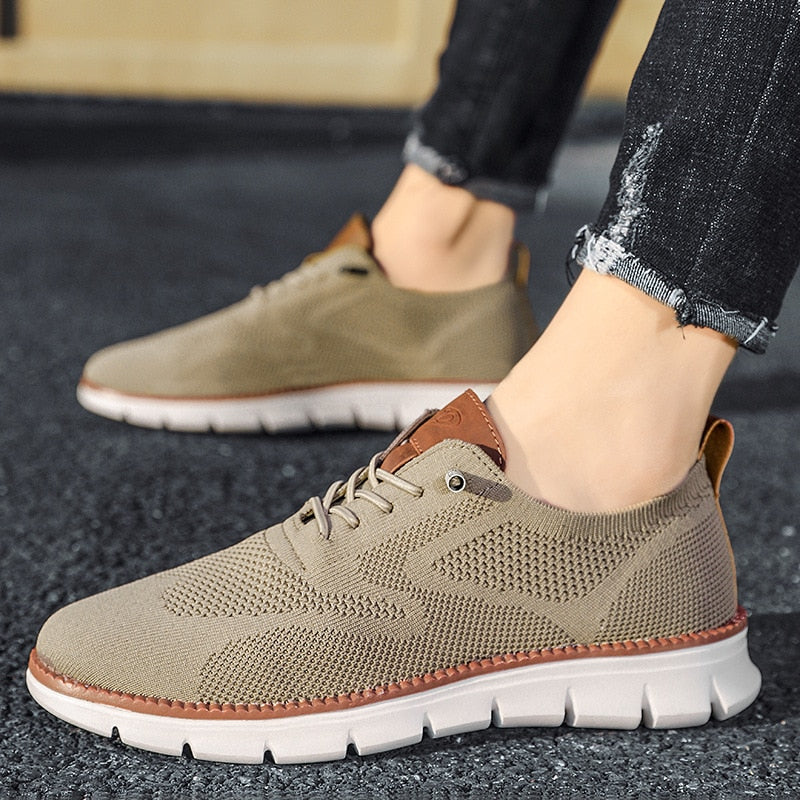 Men's breathable mesh autumn shoes – Colin