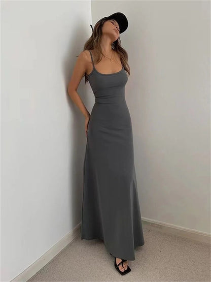 Summer dress with spaghetti straps and airy fit – Sofie