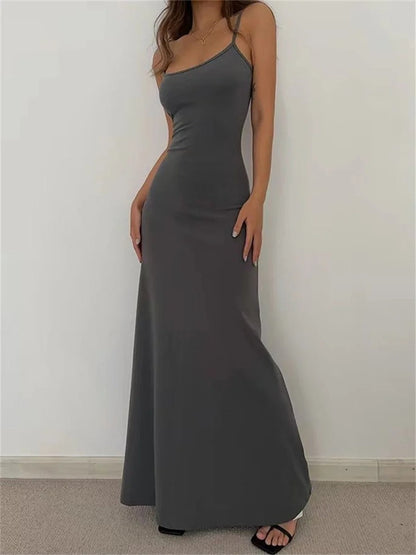 Summer dress with spaghetti straps and airy fit – Sofie
