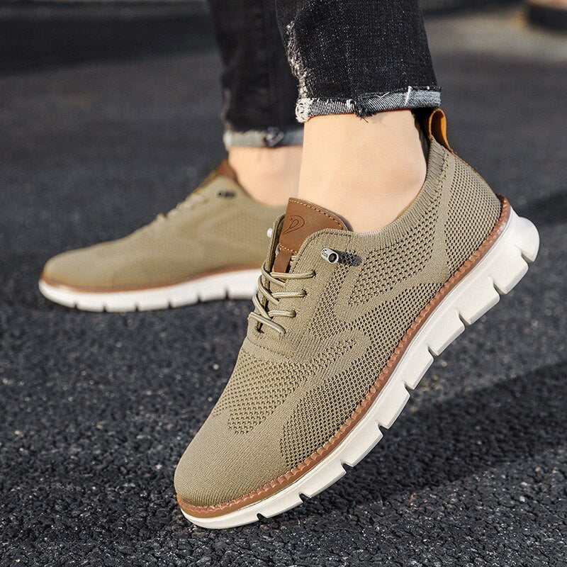 Men's breathable mesh autumn shoes – Colin