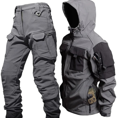 Waterproof outdoor set for men with jacket & trousers – Falk