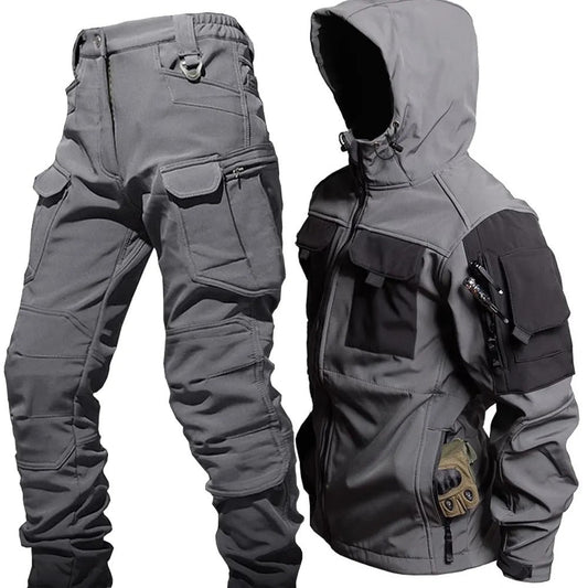 Waterproof outdoor set for men with jacket & trousers – Falk