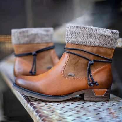 Ladies' Leather Ankle Boots - Maren