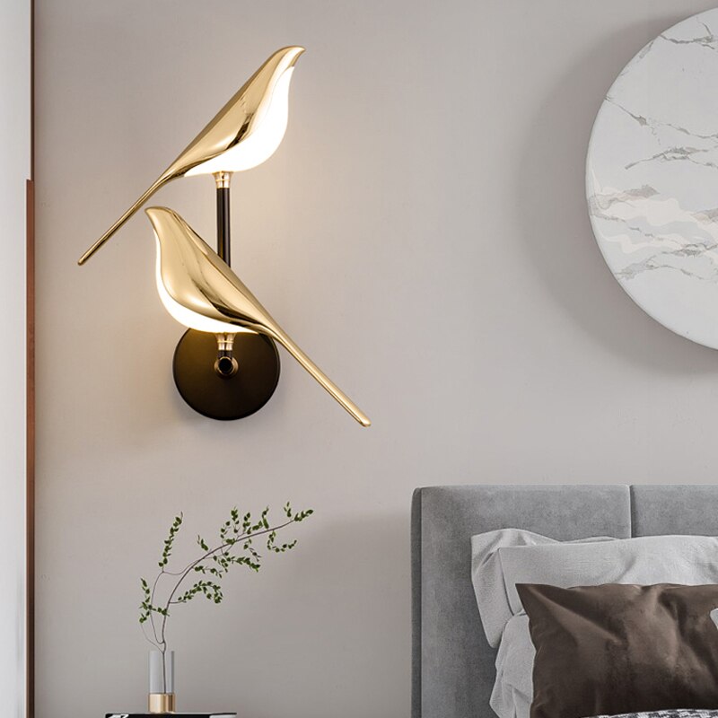 Modern Birds Wall Lamp - AviaryGlow
