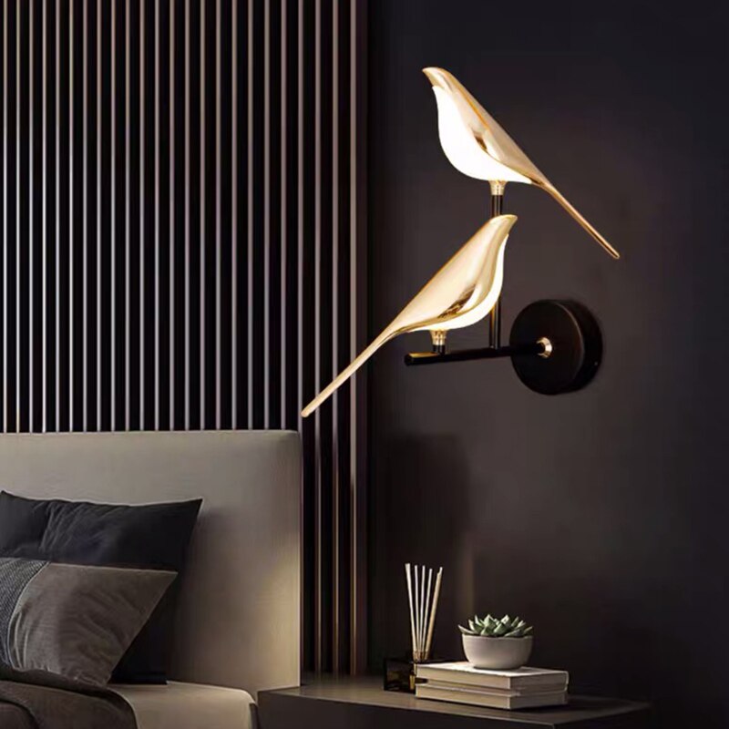 Modern Birds Wall Lamp - AviaryGlow