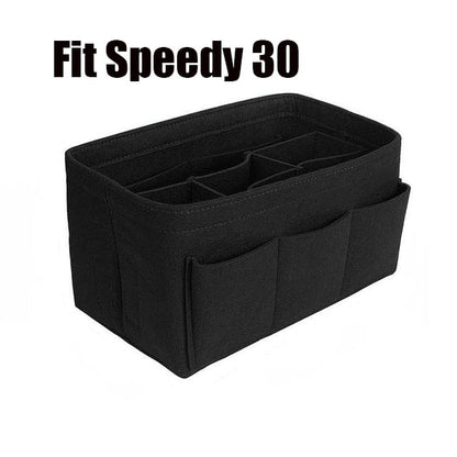 Felt handbag and make-up organiser insert – Buy 1, get 1 FREE multi-pocket storage