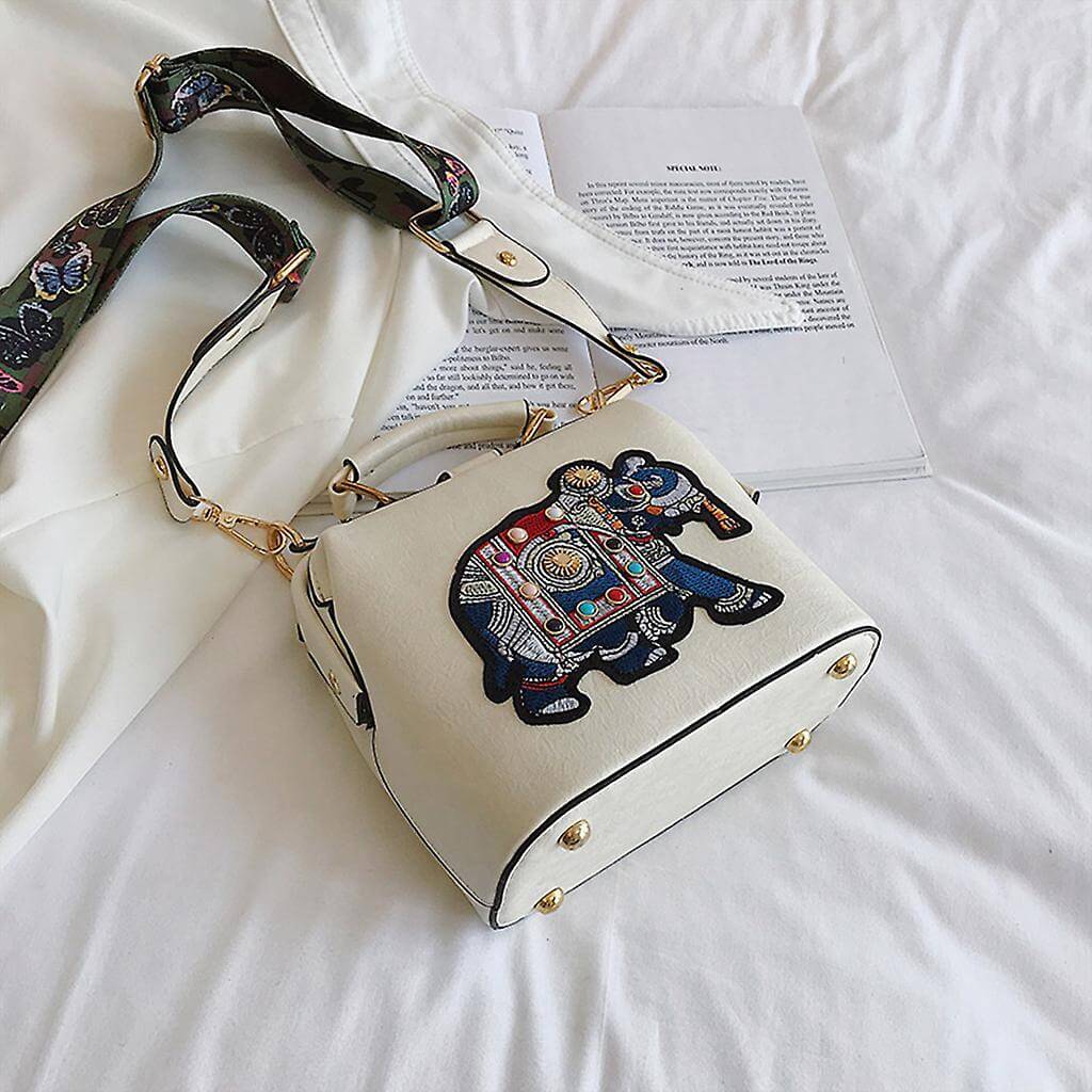 Embroidered Mandala Crossbody Bag – Lightweight, Versatile Boho Design