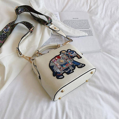 Embroidered Mandala Crossbody Bag – Lightweight, Versatile Boho Design
