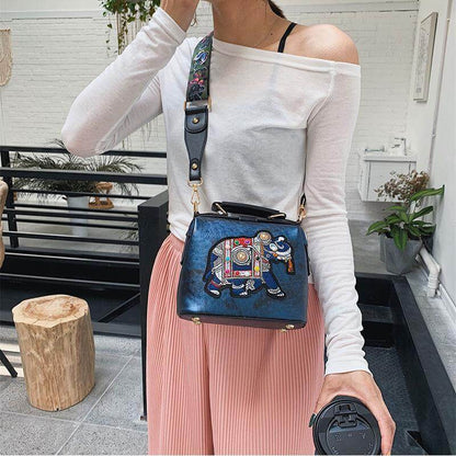 Embroidered Mandala Crossbody Bag – Lightweight, Versatile Boho Design