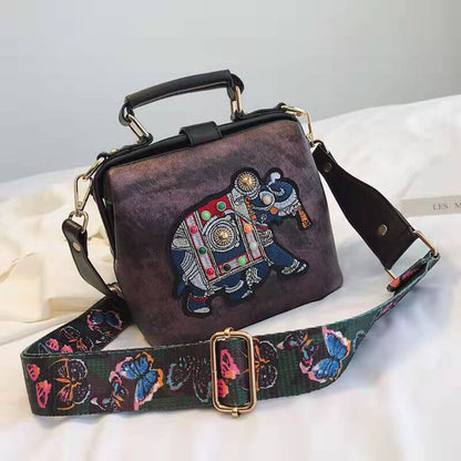 Embroidered Mandala Crossbody Bag – Lightweight, Versatile Boho Design