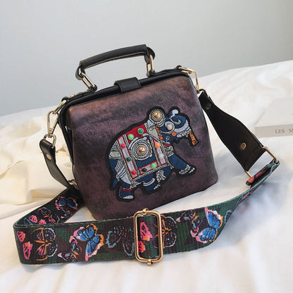 Embroidered Mandala Crossbody Bag – Lightweight, Versatile Boho Design