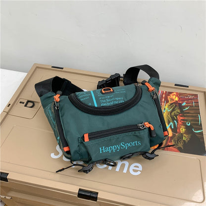 Waterproof men's waist and shoulder bag – multifunctional travel and outdoor bag
