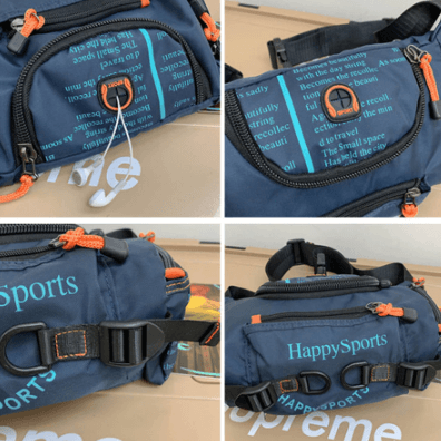 Waterproof men's waist and shoulder bag – multifunctional travel and outdoor bag