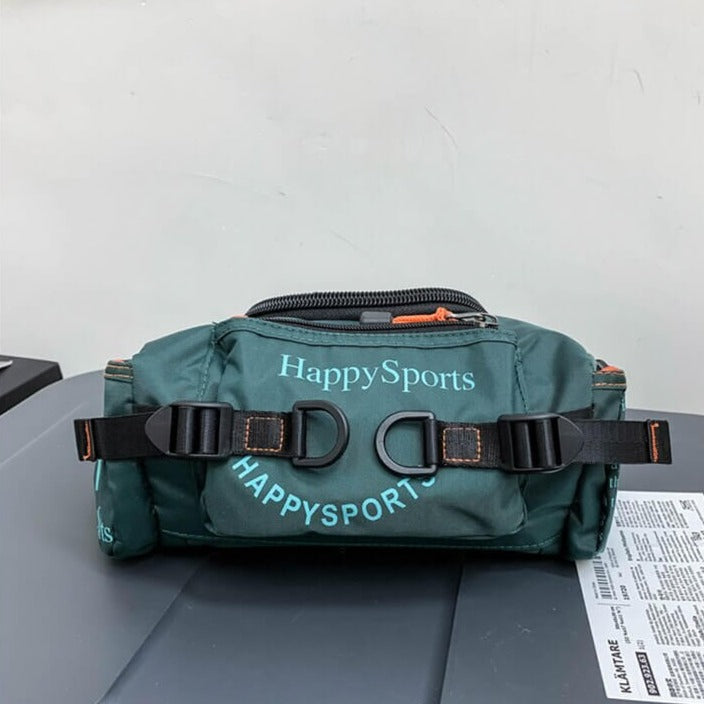 Waterproof men's waist and shoulder bag – multifunctional travel and outdoor bag