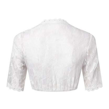 Women's White Oktoberfest Dirndl Blouse 5