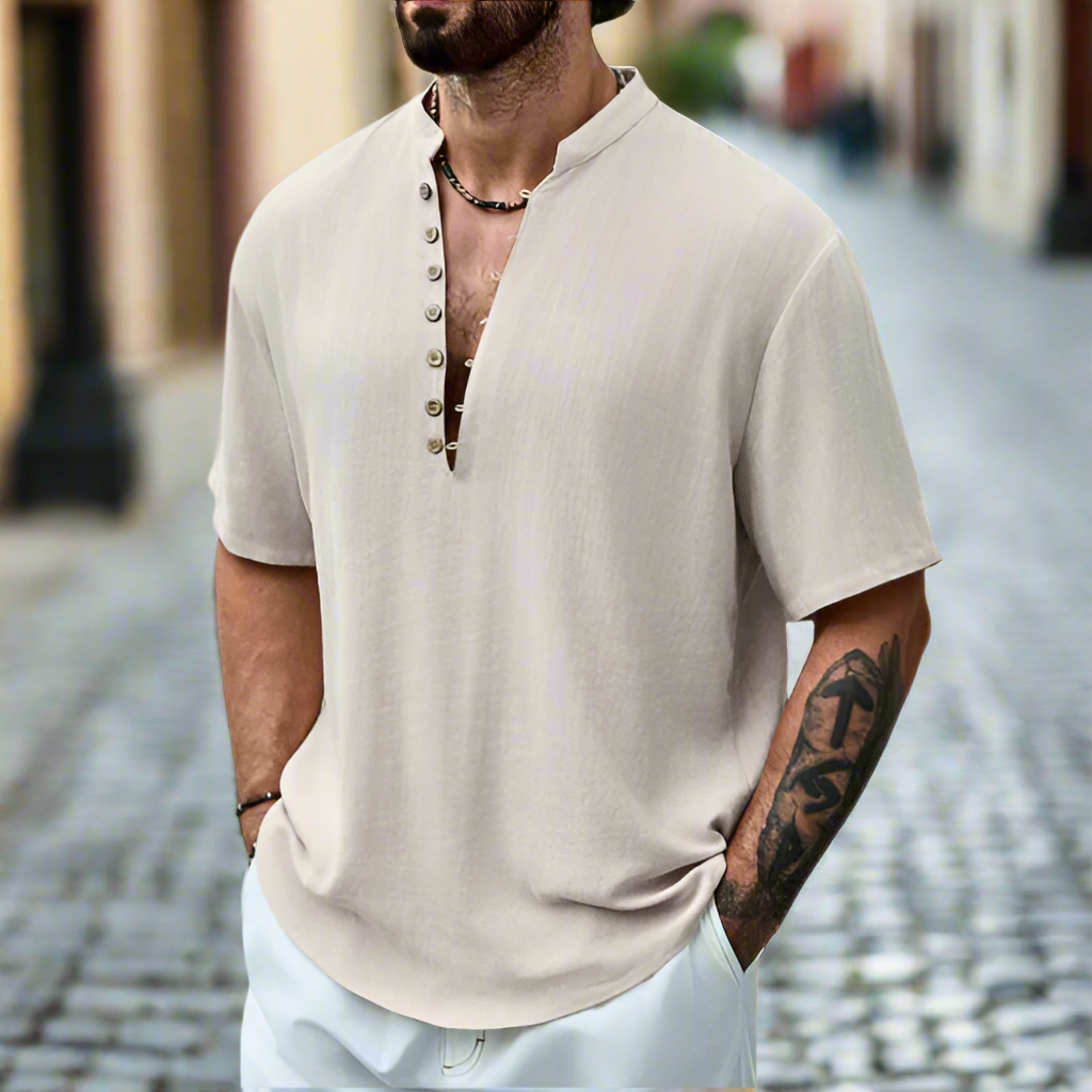 Modern linen shirt – Renzo
