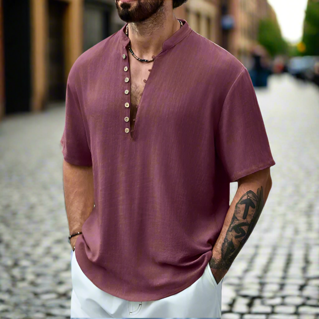 Modern linen shirt – Renzo