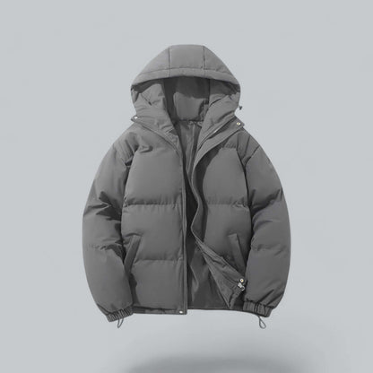 Men's Warm Winter Parka Coat with Adjustable Hood 4