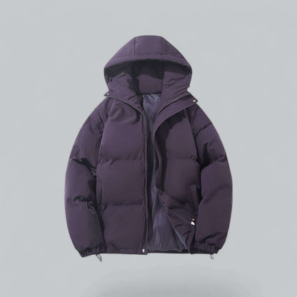 Men's Warm Winter Parka Coat with Adjustable Hood 9