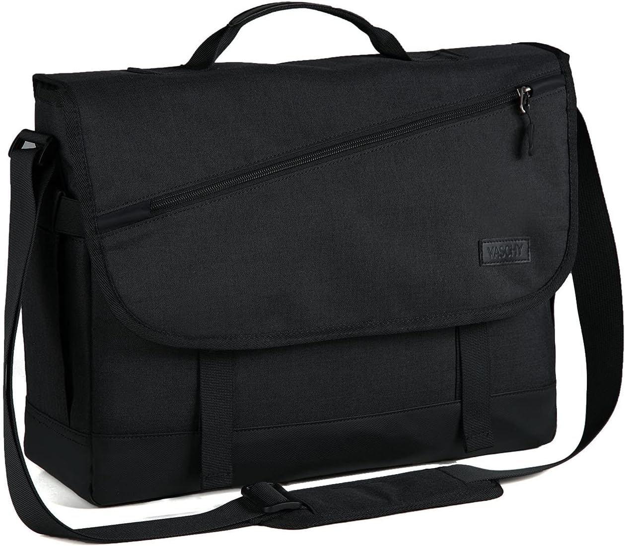 Water-repellent laptop shoulder bag with adjustable strap – WorkMate Series