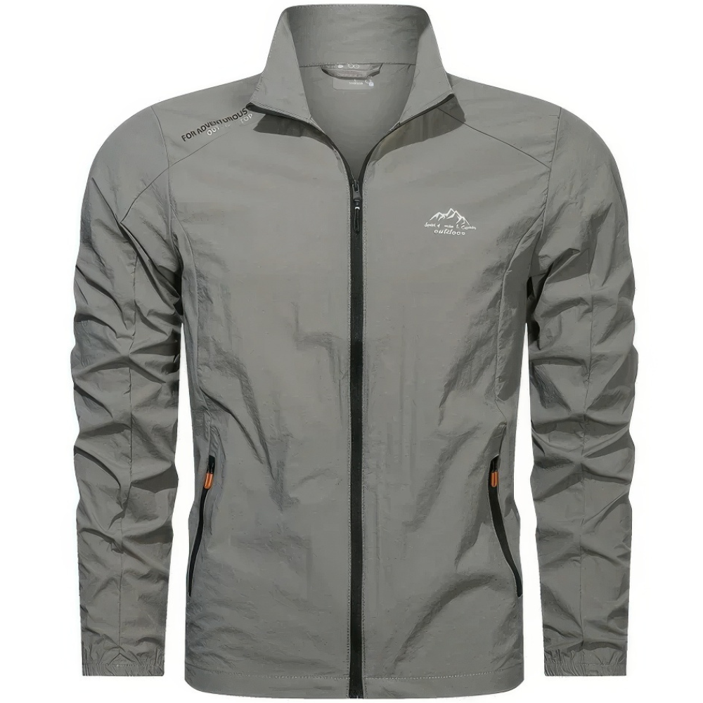 Men's windproof autumn jacket with zip – Stormer