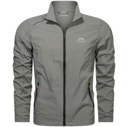 Men's windproof autumn jacket with zip – Stormer