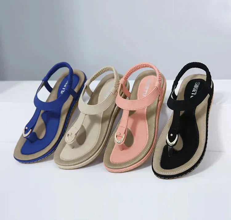 Light flat summer sandals for women – Elodie