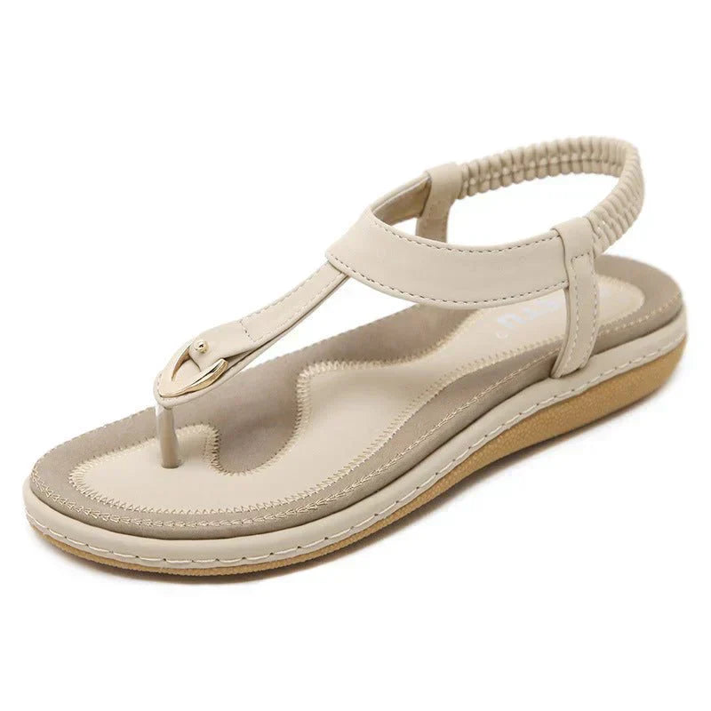 Light flat summer sandals for women – Elodie