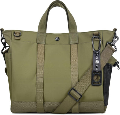 Laptop shoulder bag with multiple compartments and an adjustable shoulder strap – MetroCarry