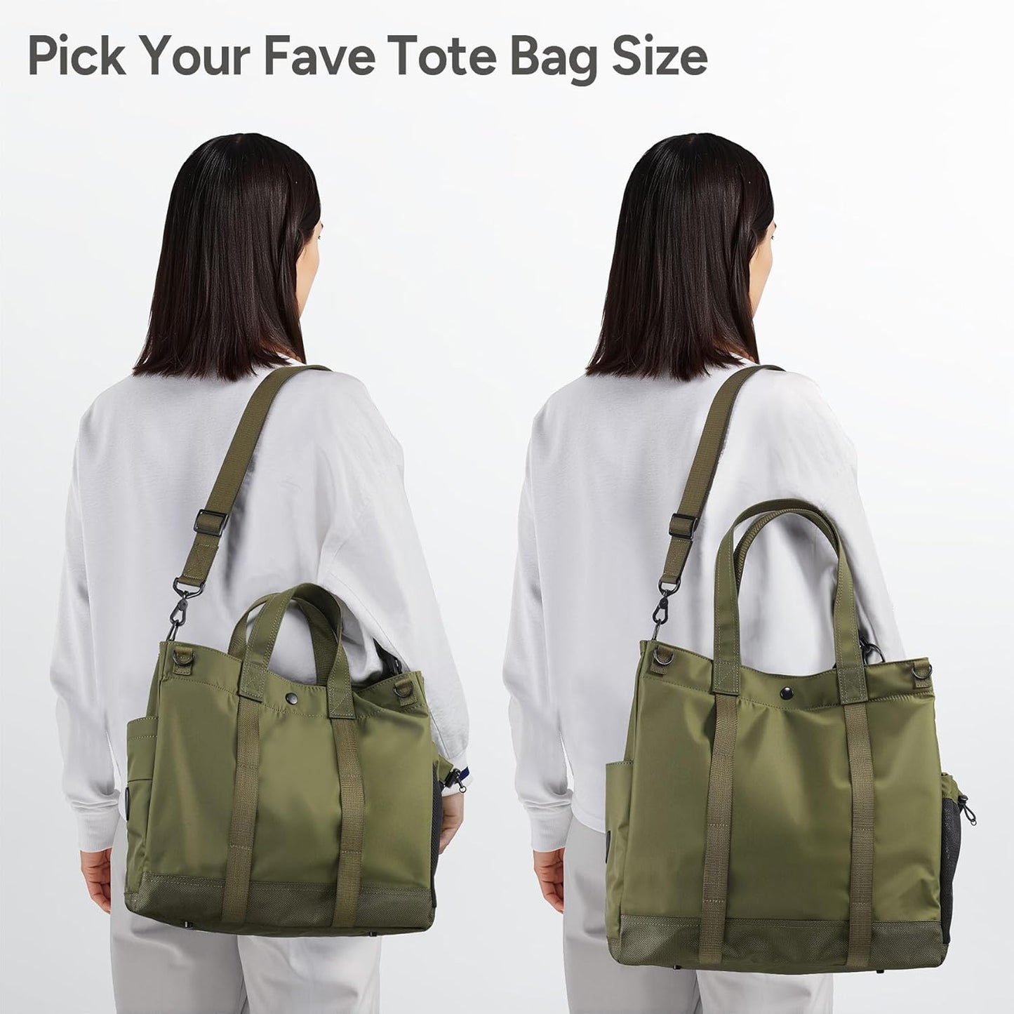Laptop shoulder bag with multiple compartments and an adjustable shoulder strap – MetroCarry