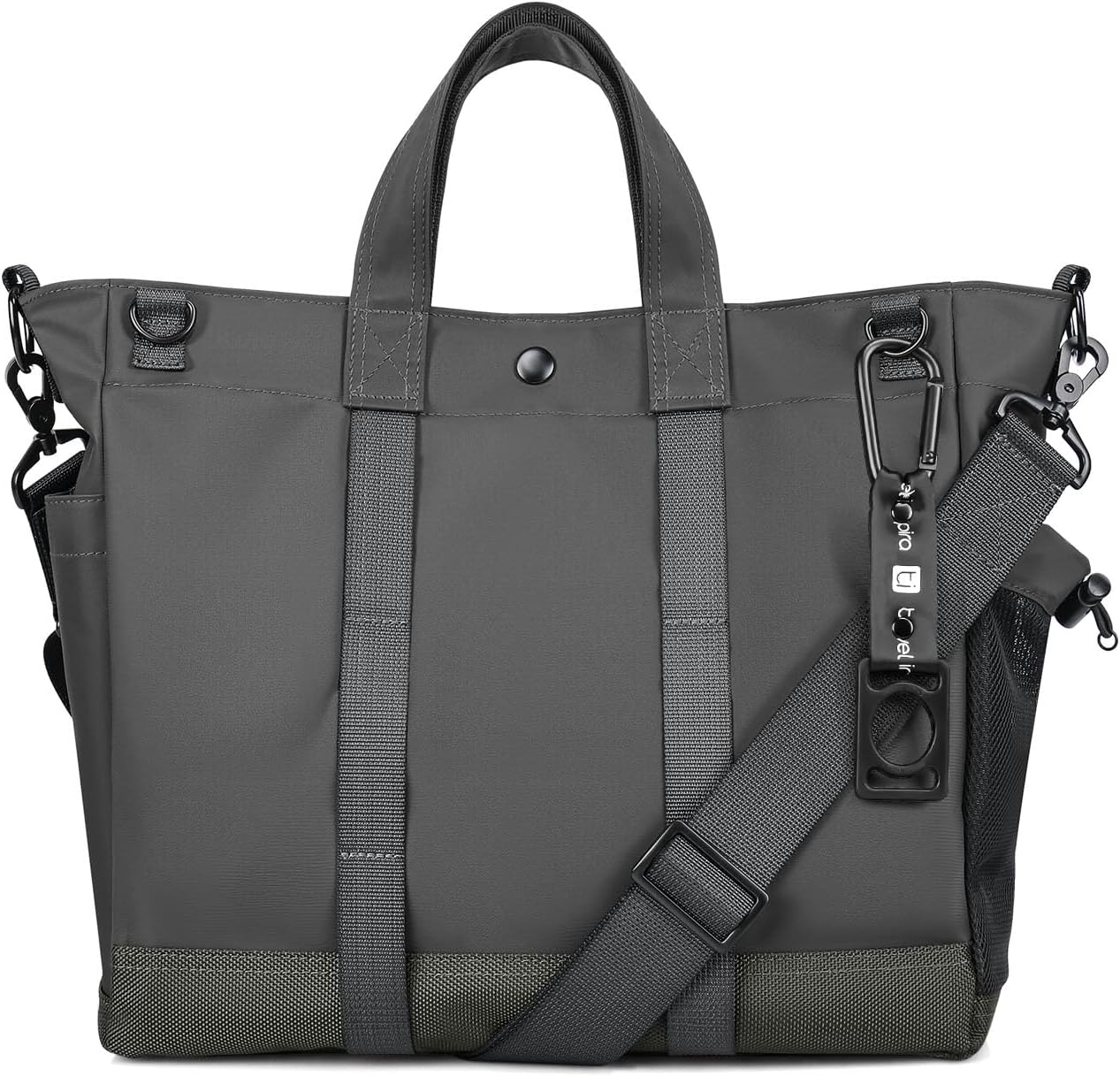 Laptop shoulder bag with multiple compartments and an adjustable shoulder strap – MetroCarry