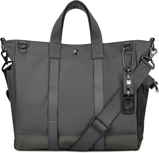 Laptop shoulder bag with multiple compartments and an adjustable shoulder strap – MetroCarry