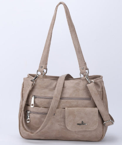 Multi-compartment women's shoulder and crossbody bag – FlexiCarry