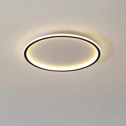 Scandinavian Round Ceiling Light with LED Glow 11