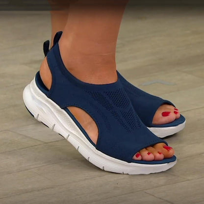 Mesh platform sandals for women – Nova
