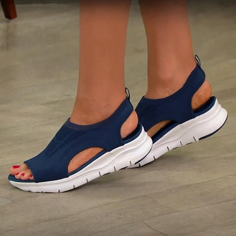 Mesh platform sandals for women – Nova