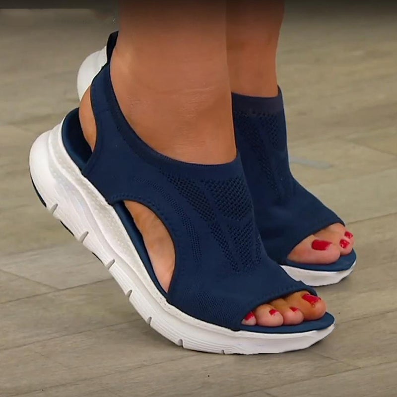 Mesh platform sandals for women – Nova