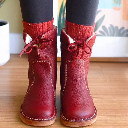 Women's Waterproof Ankle Boots with Warm Lining – Natalja