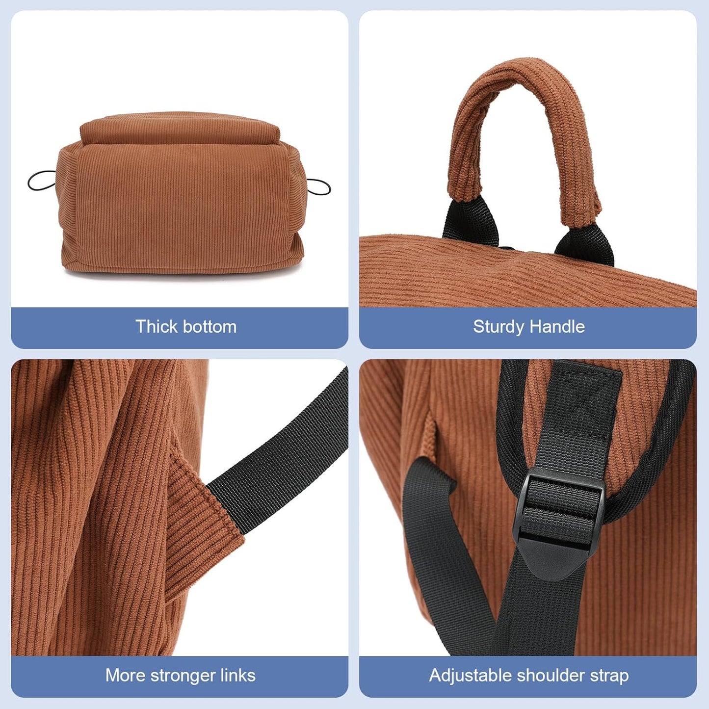 Lightweight, water-repellent laptop and travel bag with organised compartments.