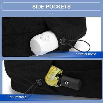 Lightweight water-repellent laptop rucksack with multiple pockets – 15.6-inch TravelPro series