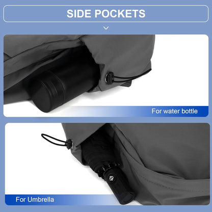 Lightweight water-repellent laptop rucksack with multiple pockets – 15.6-inch TravelPro series