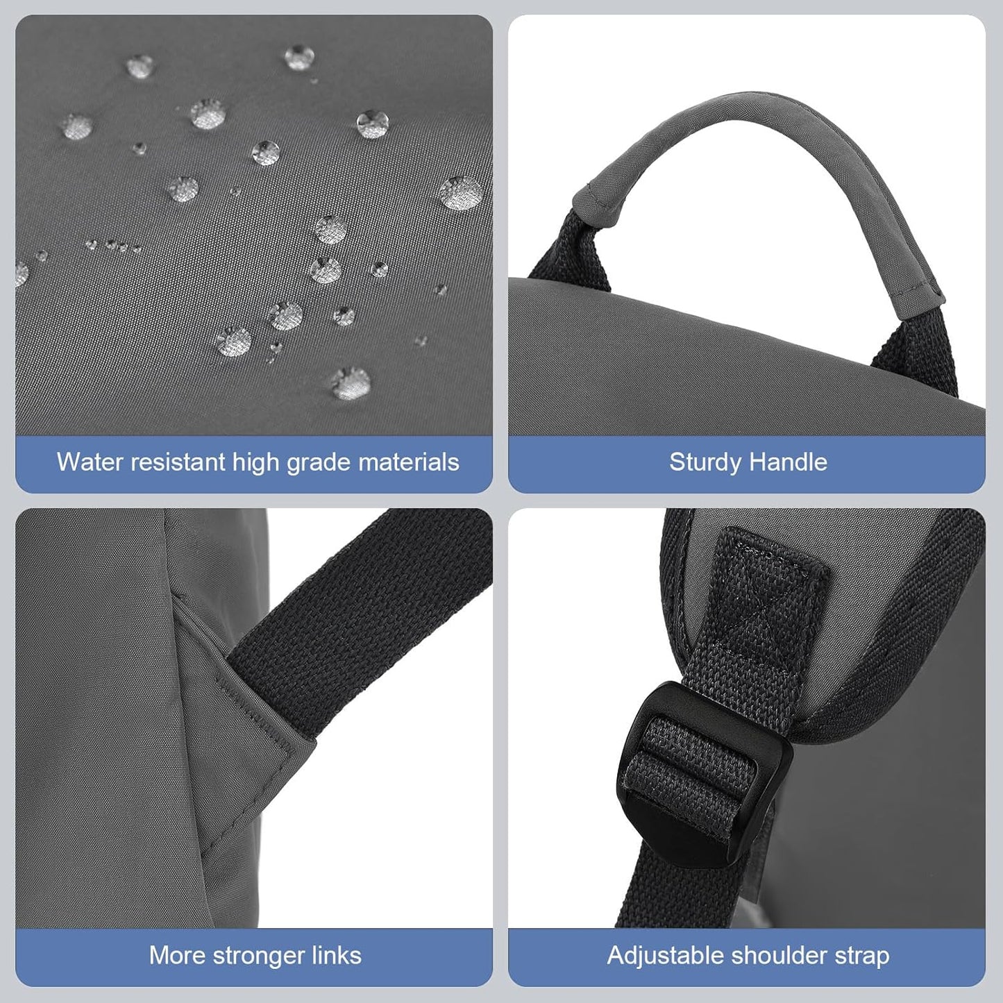 Lightweight water-repellent laptop rucksack with multiple pockets – 15.6-inch TravelPro series