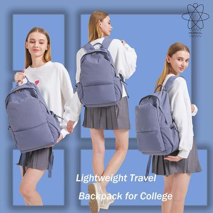 Lightweight, water-repellent laptop and travel bag with organised compartments.