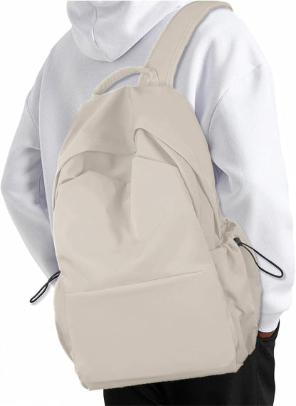 Lightweight, water-repellent laptop and travel bag with organised compartments.