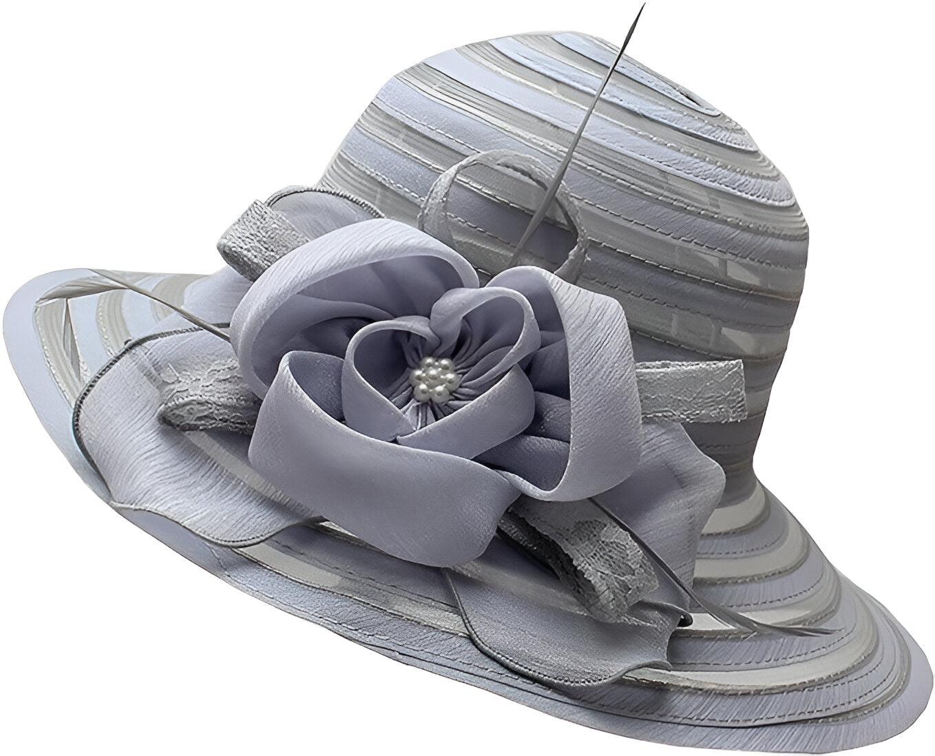 Elegant ladies' sun hat made of organza – Mirielle